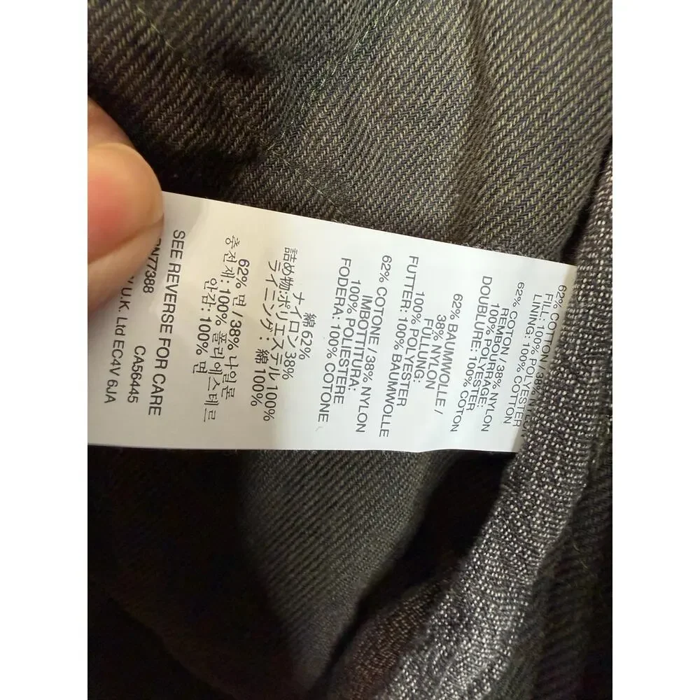 J Crew Outerwear Sussex NX-631 Quilted Jacket Mens M Olive Green Insulated Coat